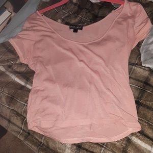 Pink crop top